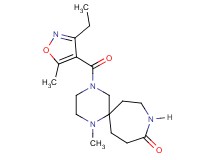 4-[(3-ethyl-5-methyl-4-isoxazolyl)carbonyl]-1-methyl-1,4,9-triazaspiro[5.6]dodecan-10-one