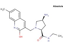 (2S,4S)-4-amino-N-ethyl-1-[(2-hydroxy-7-methylquinolin-3-yl)methyl]pyrrolidine-2-carboxamide