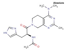 N-[(1S)-2-[4-(dimethylamino)-2-methyl-5,8-dihydropyrido[3,4-d]pyrimidin-7(6H)-yl]-1-(1H-imidazol-4-ylmethyl)-2-oxoethyl]acetamide