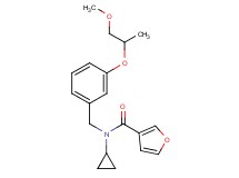 N-cyclopropyl-N-[3-(2-methoxy-1-methylethoxy)benzyl]-3-furamide