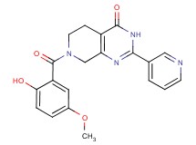 7-(2-hydroxy-5-methoxybenzoyl)-2-pyridin-3-yl-5,6,7,8-tetrahydropyrido[3,4-d]pyrimidin-4(3H)-one