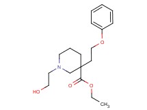 ethyl 1-(2-hydroxyethyl)-3-(2-phenoxyethyl)-3-piperidinecarboxylate