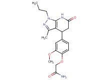2-[2-methoxy-4-(3-methyl-6-oxo-1-propyl-4,5,6,7-tetrahydro-1H-pyrazolo[3,4-b]pyridin-4-yl)phenoxy]acetamide