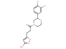 5-{3-[2-(3,4-dichlorophenyl)morpholin-4-yl]-3-oxopropyl}isoxazol-3-ol