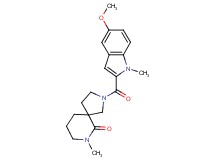 2-[(5-methoxy-1-methyl-1H-indol-2-yl)carbonyl]-7-methyl-2,7-diazaspiro[4.5]decan-6-one