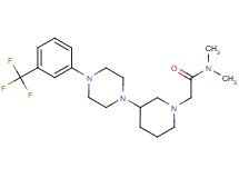 N,N-dimethyl-2-(3-{4-[3-(trifluoromethyl)phenyl]-1-piperazinyl}-1-piperidinyl)acetamide dihydrochloride