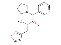 N-(3-furylmethyl)-N-methyl-2-pyridin-3-yl-2-pyrrolidin-1-ylacetamide