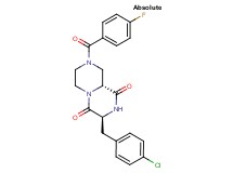 (3S,9aR)-3-(4-chlorobenzyl)-8-(4-fluorobenzoyl)tetrahydro-2H-pyrazino[1,2-a]pyrazine-1,4(3H,6H)-dione