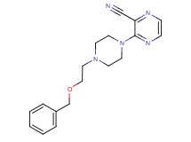 3-{4-[2-(benzyloxy)ethyl]piperazin-1-yl}pyrazine-2-carbonitrile