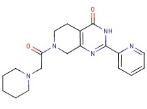 7-(piperidin-1-ylacetyl)-2-pyridin-2-yl-5,6,7,8-tetrahydropyrido[3,4-d]pyrimidin-4(3H)-one