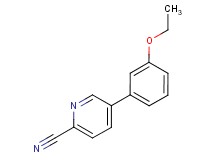 5-(3-ethoxyphenyl)pyridine-2-carbonitrile
