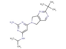 6-(2-tert-butyl-5,7-dihydro-6H-pyrrolo[3,4-d]pyrimidin-6-yl)-N~4~-isopropylpyrimidine-2,4-diamine