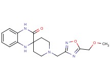 1-{[5-(methoxymethyl)-1,2,4-oxadiazol-3-yl]methyl}-1',4'-dihydro-3'H-spiro[piperidine-4,2'-quinoxalin]-3'-one
