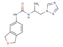 N-(1,3-dihydro-2-benzofuran-5-yl)-N'-[1-methyl-2-(1H-1,2,4-triazol-1-yl)ethyl]urea