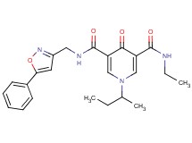 1-sec-butyl-N-ethyl-4-oxo-N'-[(5-phenyl-3-isoxazolyl)methyl]-1,4-dihydro-3,5-pyridinedicarboxamide