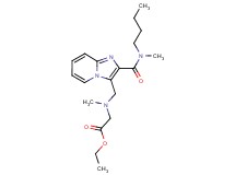 ethyl N-[(2-{[butyl(methyl)amino]carbonyl}imidazo[1,2-a]pyridin-3-yl)methyl]-N-methylglycinate