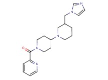 3-(1H-imidazol-1-ylmethyl)-1'-(pyridin-2-ylcarbonyl)-1,4'-bipiperidine