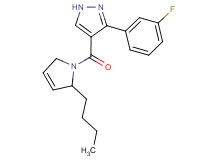 4-[(2-butyl-2,5-dihydro-1H-pyrrol-1-yl)carbonyl]-3-(3-fluorophenyl)-1H-pyrazole