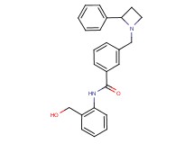 N-[2-(hydroxymethyl)phenyl]-3-[(2-phenylazetidin-1-yl)methyl]benzamide