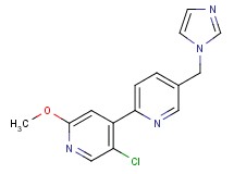 5'-chloro-5-(1H-imidazol-1-ylmethyl)-2'-methoxy-2,4'-bipyridine