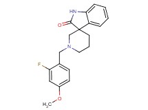 1'-(2-fluoro-4-methoxybenzyl)spiro[indole-3,3'-piperidin]-2(1H)-one