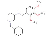 1-(cyclohexylmethyl)-N-(2,3,4-trimethoxybenzyl)-3-piperidinamine