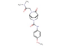 (1S*,5R*)-6-[2-(dimethylamino)-2-oxoethyl]-N-(4-methoxyphenyl)-7-oxo-3,6-diazabicyclo[3.2.2]nonane-3-carboxamide