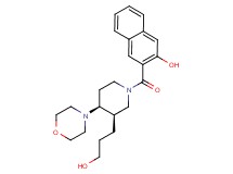 3-{[(3R*,4S*)-3-(3-hydroxypropyl)-4-morpholin-4-ylpiperidin-1-yl]carbonyl}-2-naphthol