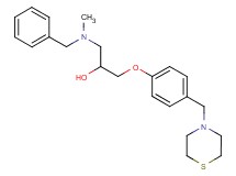 1-[benzyl(methyl)amino]-3-[4-(4-thiomorpholinylmethyl)phenoxy]-2-propanol