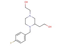 2,2'-[4-(4-fluorobenzyl)-1,3-piperazinediyl]diethanol
