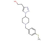 2-(1-{1-[4-(methylthio)benzyl]-4-piperidinyl}-1H-1,2,3-triazol-4-yl)ethanol