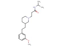 N-isopropyl-3-{3-[2-(3-methoxyphenyl)ethyl]-1-piperidinyl}propanamide