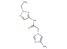 N-(2-ethyl-2H-1,2,3-triazol-4-yl)-2-(4-methyl-1H-imidazol-1-yl)acetamide