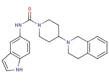 4-(3,4-dihydroisoquinolin-2(1H)-yl)-N-1H-indol-5-ylpiperidine-1-carboxamide