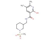 2-hydroxy-5,6-dimethyl-N-{[1-(methylsulfonyl)-3-piperidinyl]methyl}nicotinamide