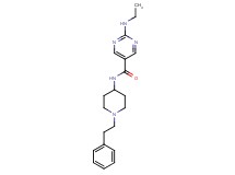 2-(ethylamino)-N-[1-(2-phenylethyl)-4-piperidinyl]-5-pyrimidinecarboxamide