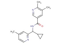 N-[cyclopropyl(4-methylpyridin-2-yl)methyl]-5,6-dimethylnicotinamide