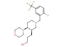 3-{(3R*,4S*)-1-[2-fluoro-5-(trifluoromethyl)benzyl]-4-morpholin-4-ylpiperidin-3-yl}propan-1-ol