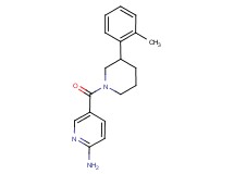 5-{[3-(2-methylphenyl)-1-piperidinyl]carbonyl}-2-pyridinamine