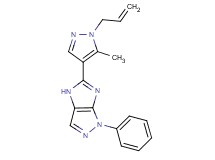 5-(1-allyl-5-methyl-1H-pyrazol-4-yl)-1-phenyl-1,4-dihydroimidazo[4,5-c]pyrazole