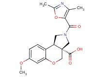 (3aR*,9bR*)-2-[(2,4-dimethyl-1,3-oxazol-5-yl)carbonyl]-7-methoxy-1,2,3,9b-tetrahydrochromeno[3,4-c]pyrrole-3a(4H)-carboxylic acid
