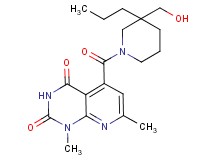5-{[3-(hydroxymethyl)-3-propylpiperidin-1-yl]carbonyl}-1,7-dimethylpyrido[2,3-d]pyrimidine-2,4(1H,3H)-dione