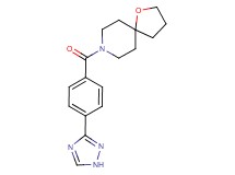 8-[4-(1H-1,2,4-triazol-3-yl)benzoyl]-1-oxa-8-azaspiro[4.5]decane
