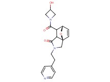 (3aR*,6S*)-7-[(3-hydroxyazetidin-1-yl)carbonyl]-2-(2-pyridin-4-ylethyl)-2,3,7,7a-tetrahydro-3a,6-epoxyisoindol-1(6H)-one