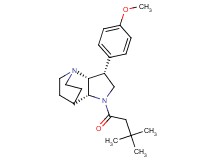 (3R*,3aR*,7aR*)-1-(3,3-dimethylbutanoyl)-3-(4-methoxyphenyl)octahydro-4,7-ethanopyrrolo[3,2-b]pyridine