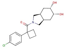 (3aR*,5R*,6S*,7aS*)-2-{[1-(4-chlorophenyl)cyclobutyl]carbonyl}octahydro-1H-isoindole-5,6-diol