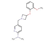 5-{[3-(2-methoxyphenoxy)-1-azetidinyl]methyl}-N,N-dimethyl-2-pyridinamine