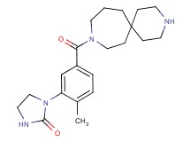 1-[5-(3,9-diazaspiro[5.6]dodec-9-ylcarbonyl)-2-methylphenyl]-2-imidazolidinone hydrochloride
