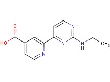 2-[2-(ethylamino)pyrimidin-4-yl]isonicotinic acid