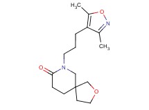 7-[3-(3,5-dimethylisoxazol-4-yl)propyl]-2-oxa-7-azaspiro[4.5]decan-8-one